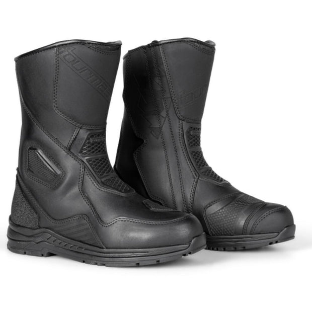 Tourmaster Helix Womens Lightweight Black Touring Motorcycle Riding Boots Size 9