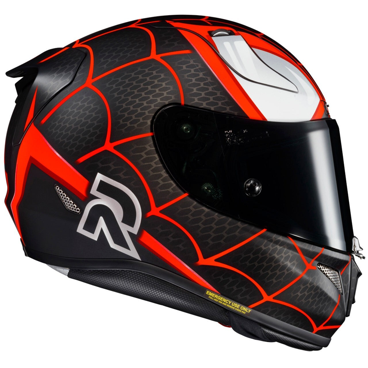 HJC RPHA 11 Pro Miles Morales Helmet (X-Large) Marvel Edition (MC-1SF)