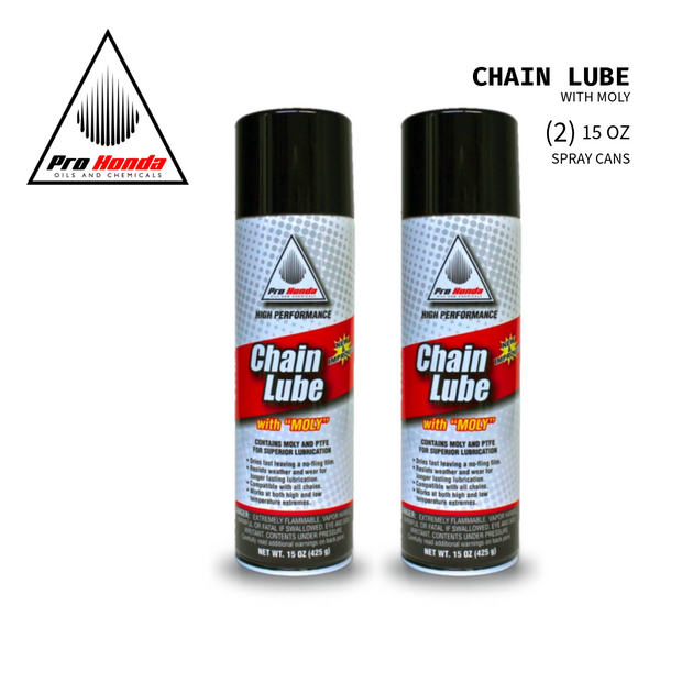 Pro Honda HP Chain Lube with Moly 15oz. (2 PACK)