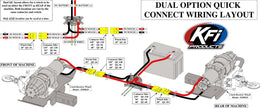 KFI Products - QC-120 - Quick Connect Battery Cable, 120in.
