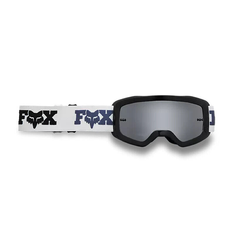 Fox Youth Black Main Nuklr Goggles w/Silver Mirror Spark Lens - 29743-001-OS