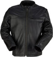 Z1R Men's Munition Leather Jacket Black Large 2810-3483