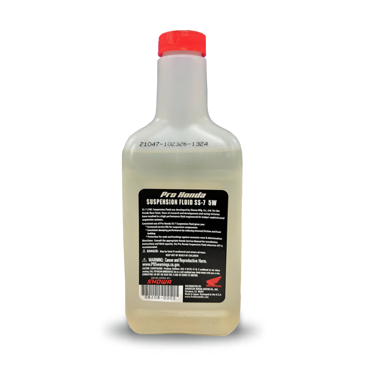 Honda 08208-0005 Ss-7 5W Fork & Shock Oil Suspension Fluid 16Floz 473Ml