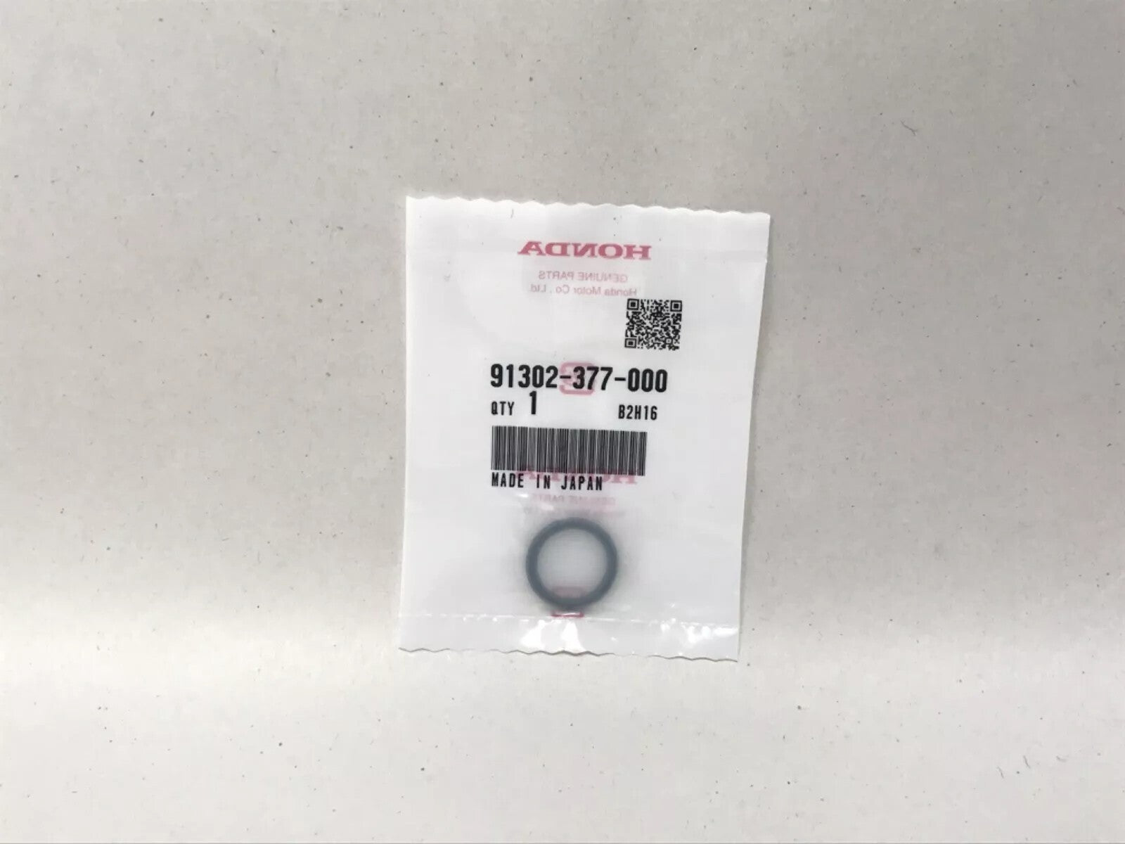 Honda Genuine OEM (15X2.5) O-Ring 91302-377-000