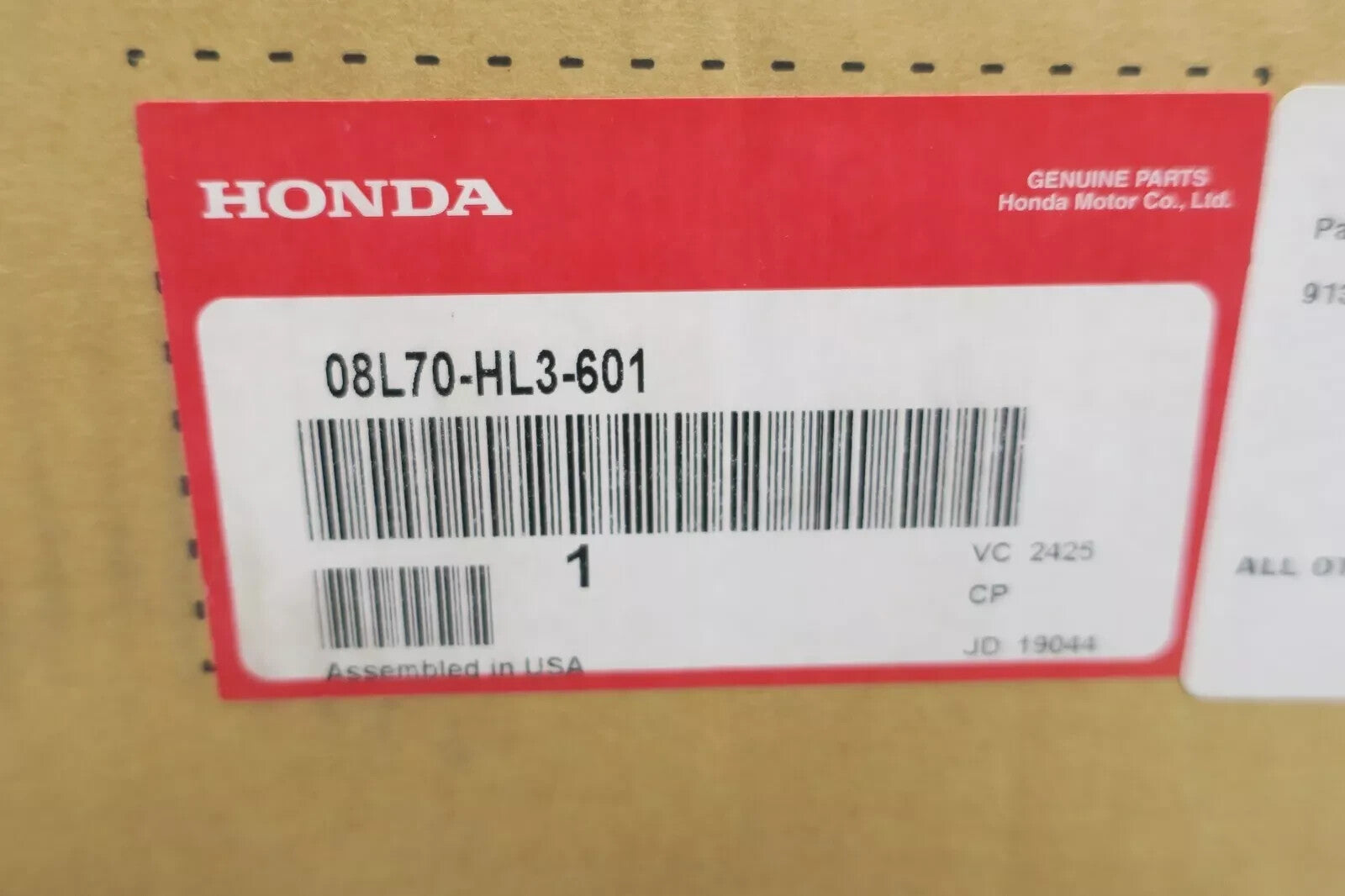 HONDA WINCH MOUNT KIT (PIONEER) - OEM PART 08L70-HL3-601
