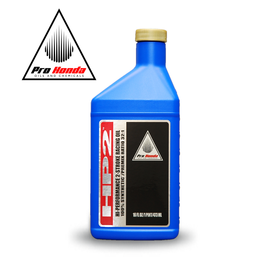 Honda HP2 Hi-Performance 2-Stroke 100% Synthetic Racing Oil, 1 Pint