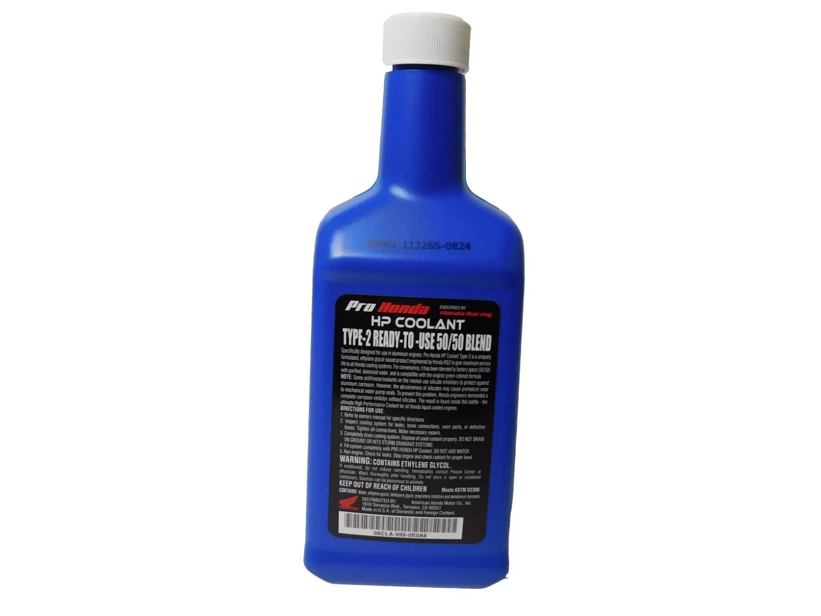 Pro Honda HP Coolant 50/50 Blend Antifreeze Rancher Rincon Rubicon (2) Quarts