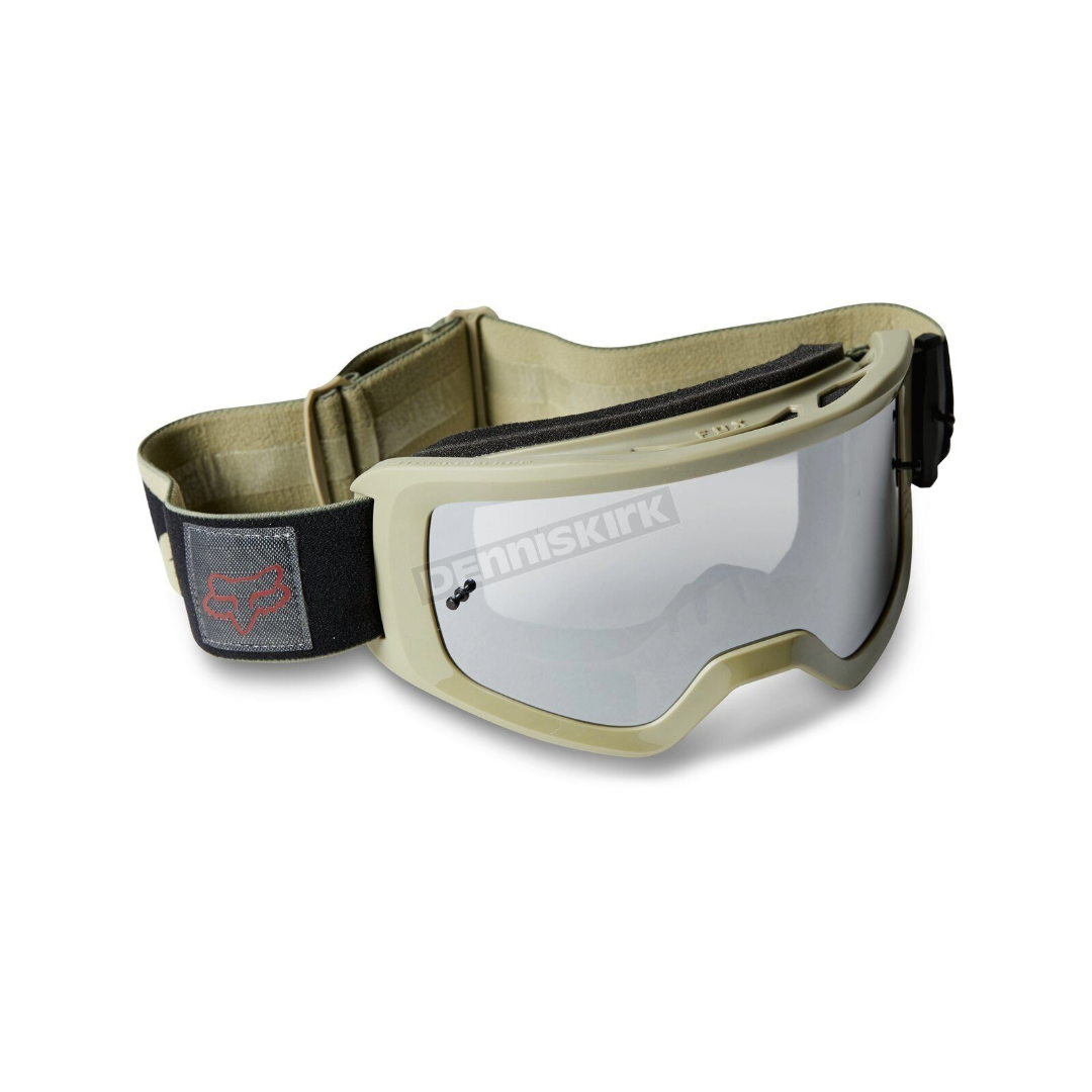Fox Bark Main Drive Goggles w/Silver Mirror Lens - 28586-374-OS