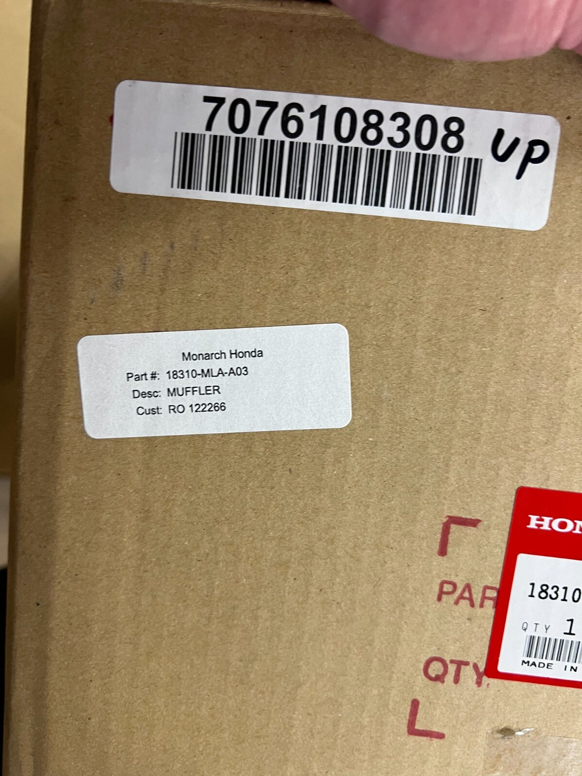 Honda Rebel 1100 rear muffler exhaust 18310-MLA-A03