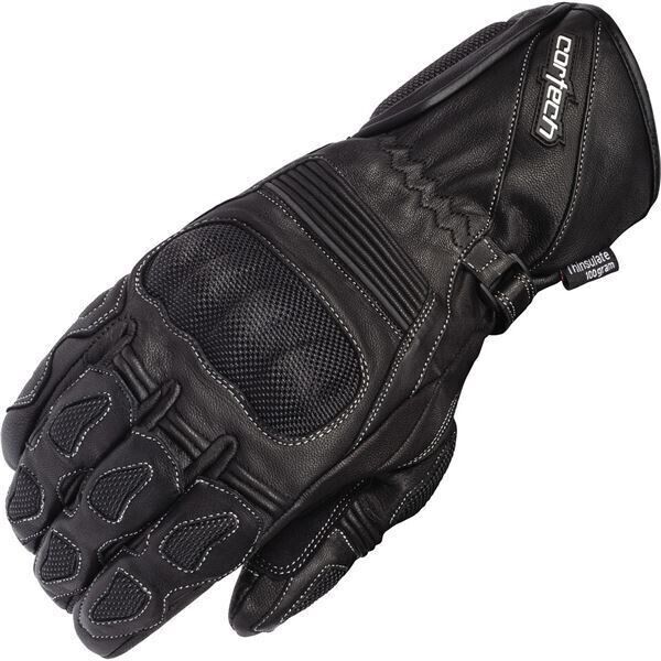 Black Sz S Cortech Scarab 2.0 Leather Motorcycle Glove