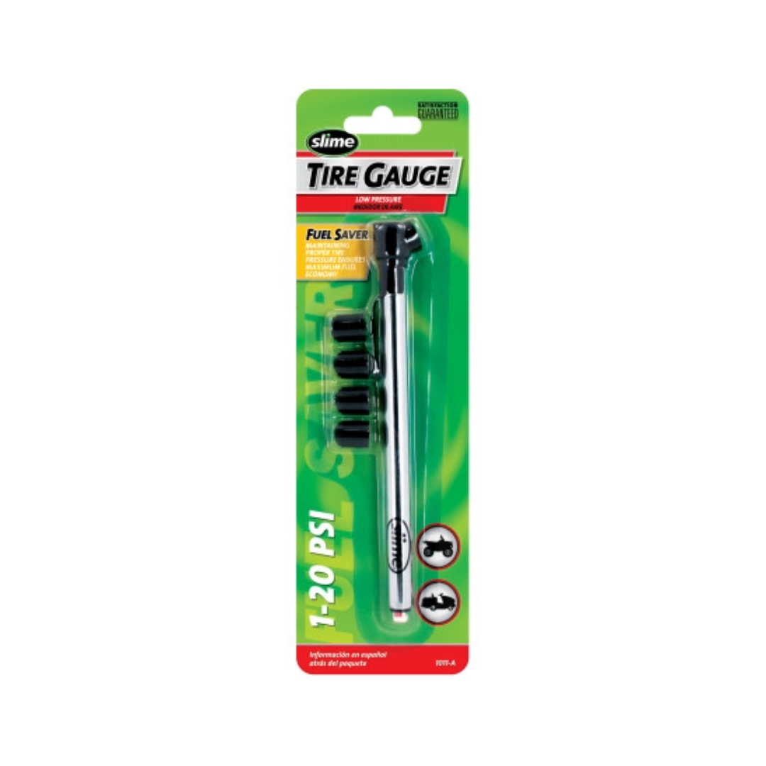 Slime Tire Gauge - Dirt Bike Tire Pressure 1-20 PSI 1011-A
