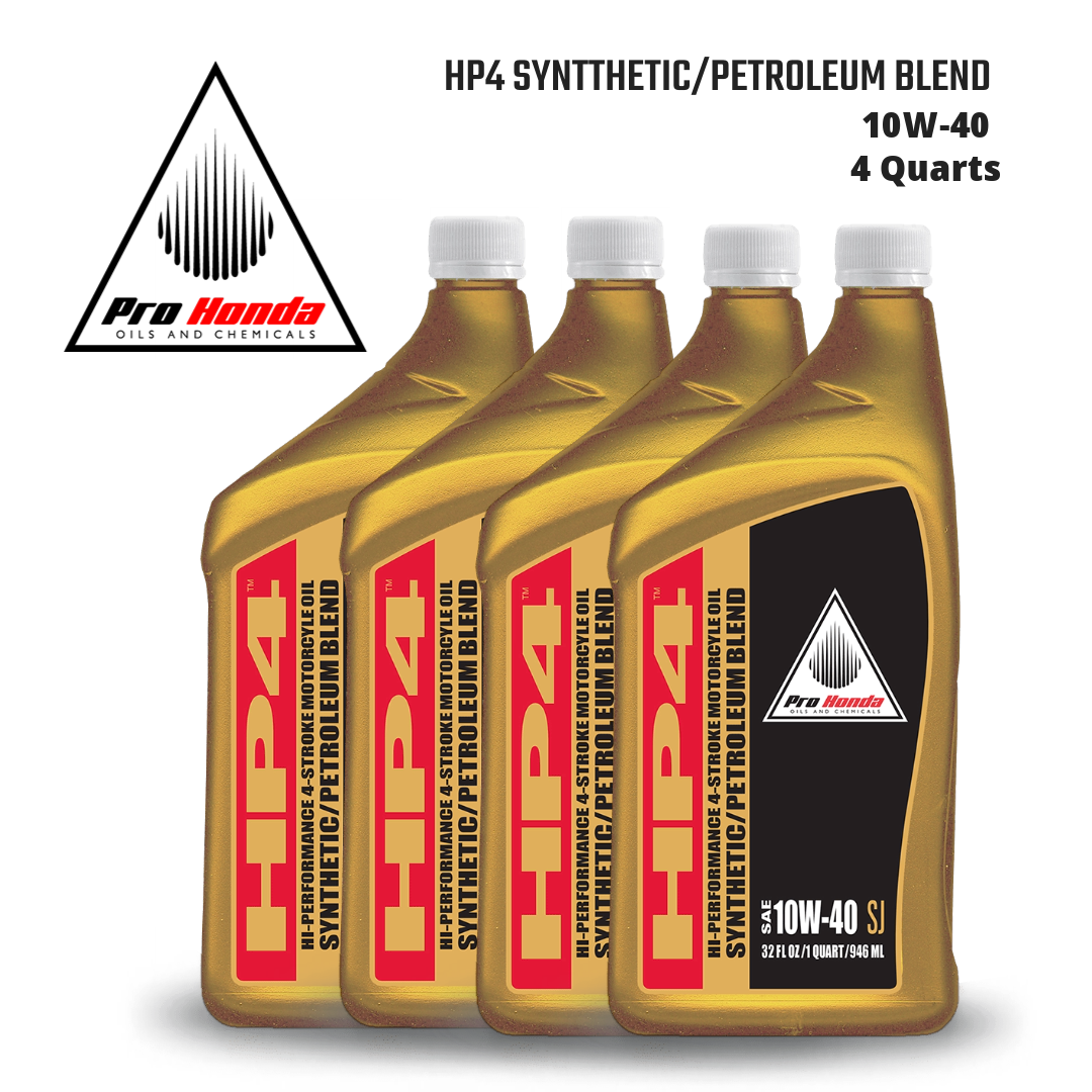 Honda HP4 10W-40 Synthetic Blend Oil (4QT)