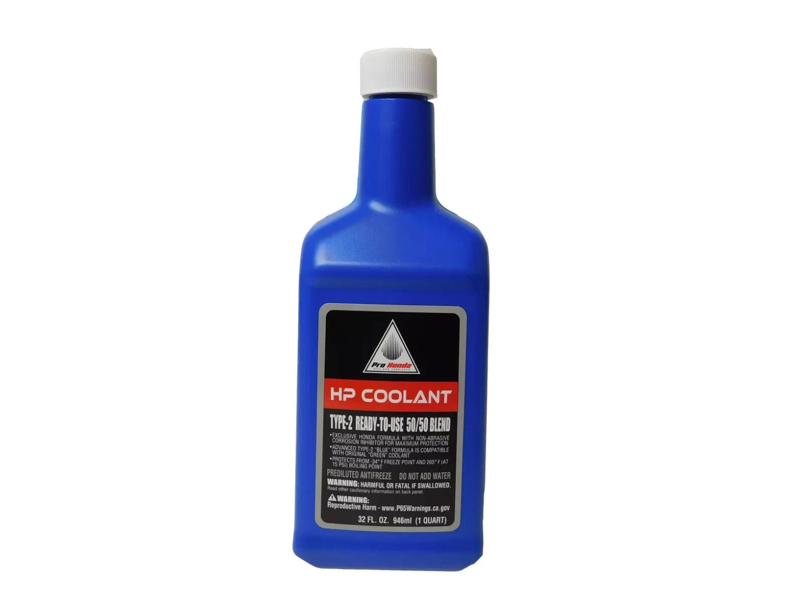 PRO HONDA HP COOLANT TYPE-2 50/50 BLEND 32 OZ 08C50-C321S02 1 Quart