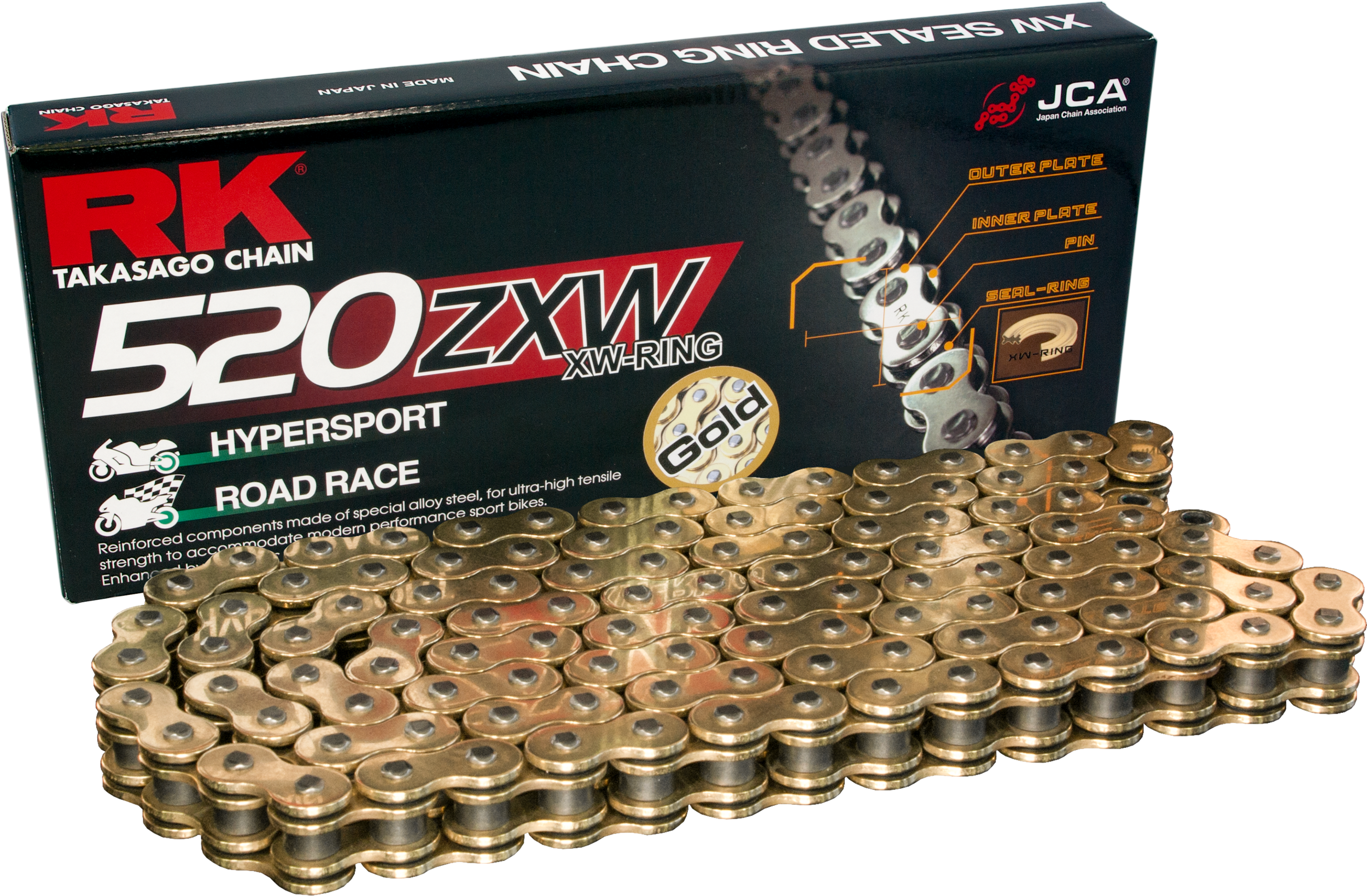 Gb520zxw Drive Chain Gold 520 X 120
