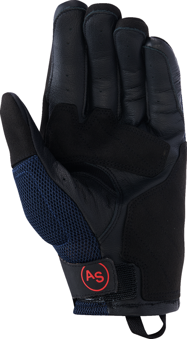 ALPINESTARS Manti Air Gloves - Deep Blue/Fluo Red/Asphalt - Small 3570225-7196-S