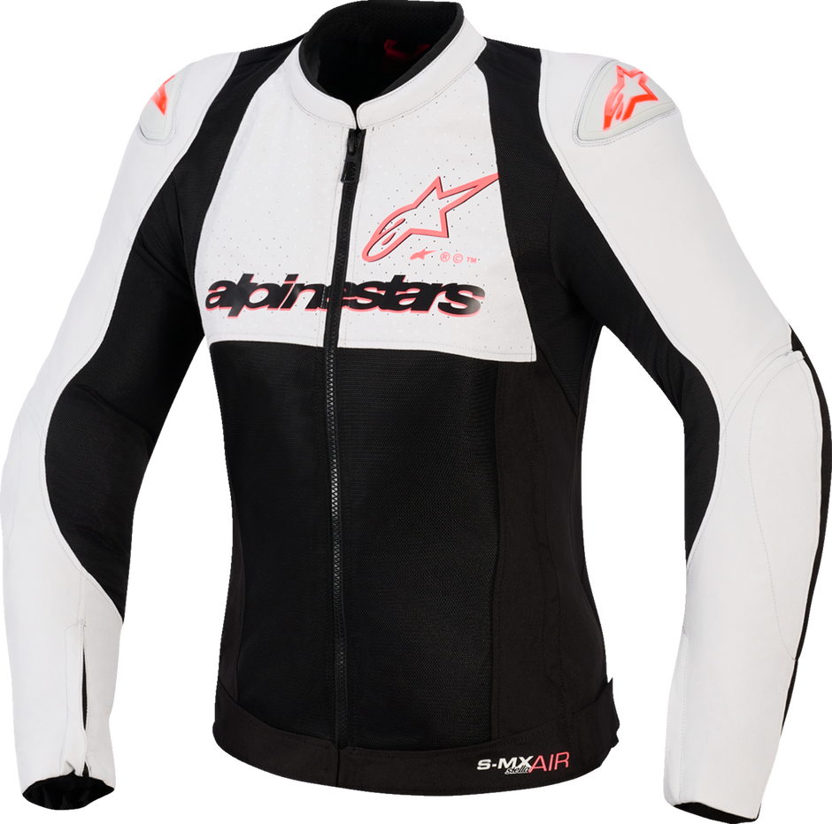 ALPINESTARS Stella SMX Air Jacket - Ice Gray/Black/Coral Fluo - XS 3316523-9297-XS
