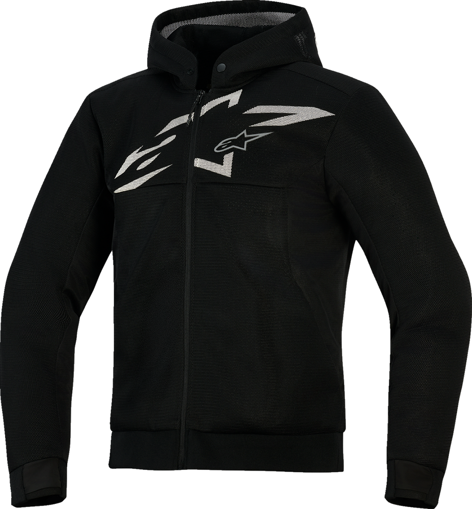 ALPINESTARS Chrome Super Airflow Hoodie - Black/Dark Gray/White - XL 4200226-102-XL