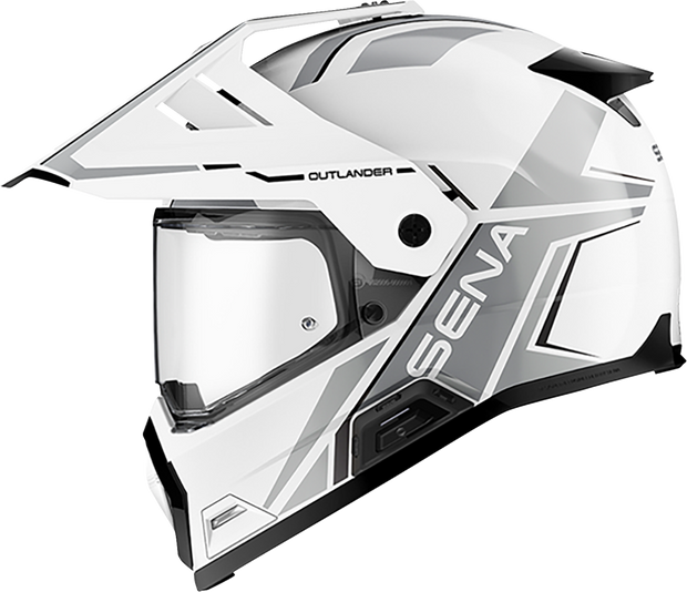 SENA Outlander Helmet - Gloss White - Small OUTLANDER-GW00S1