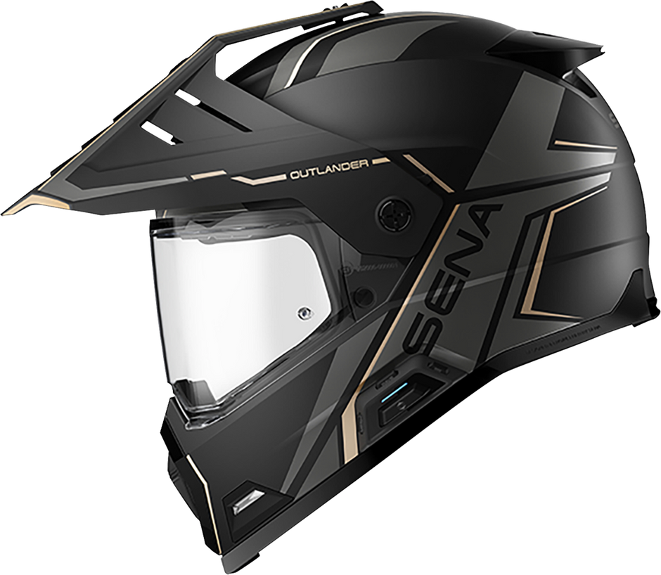 SENA Outlander Helmet - Matte Black - Medium OUTLANDER-MB00M1
