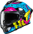 HJC C71 Helmet - Squeeze - MC28 - XL FP69NUS7328V