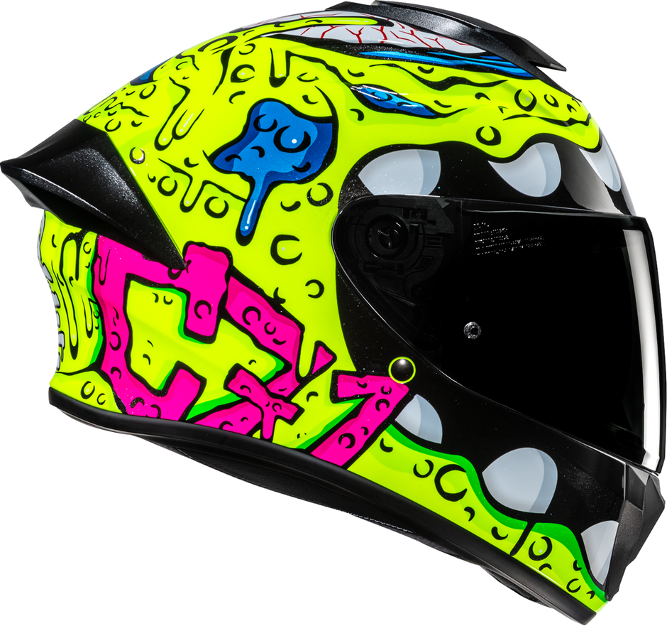 HJC C71 Helmet - Squeeze - MC32H - Large FP69NUS6332V