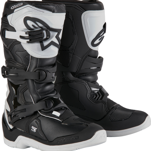 Tech 3s Youth Boots White/Black Sz 4