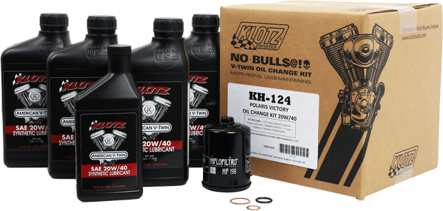 Victory 4.5qt Synthetic Oil Change Kit