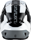 Kinetic Crest Helmet Black/White/Grey 2x