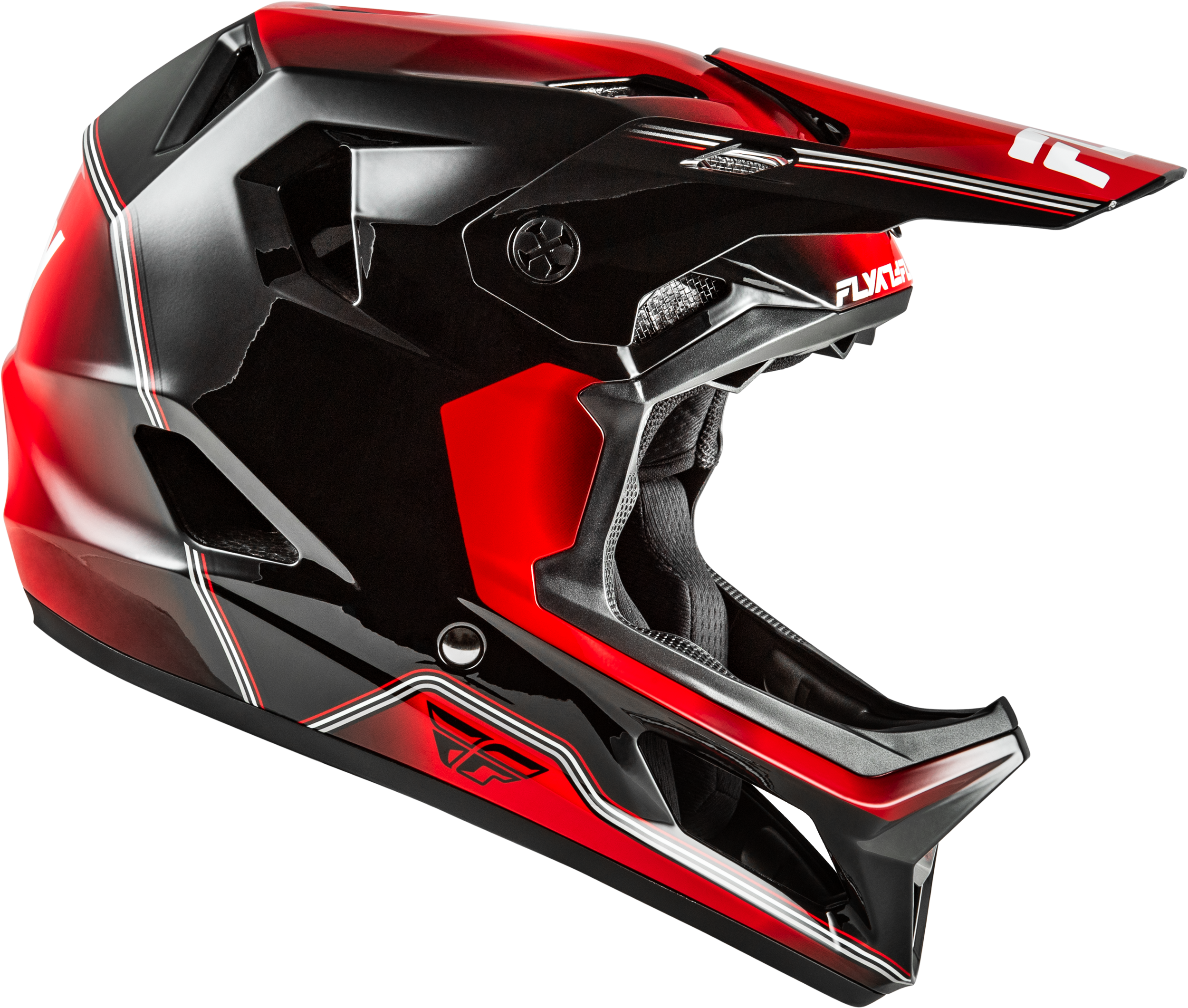 Rayce Repeat Bicycle Helmet Black/Red Lg
