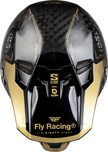 Youth Formula S Carbon Legacy Helmet Black/Gold Yl