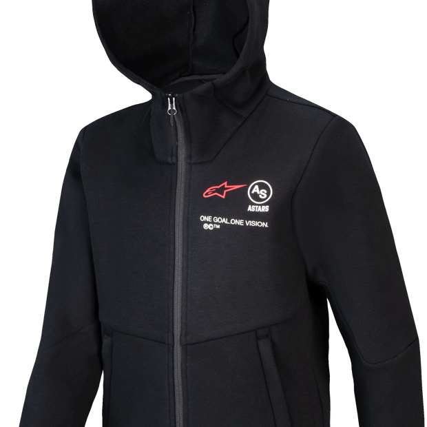 Youth Racer Mx Fleece Black Lg