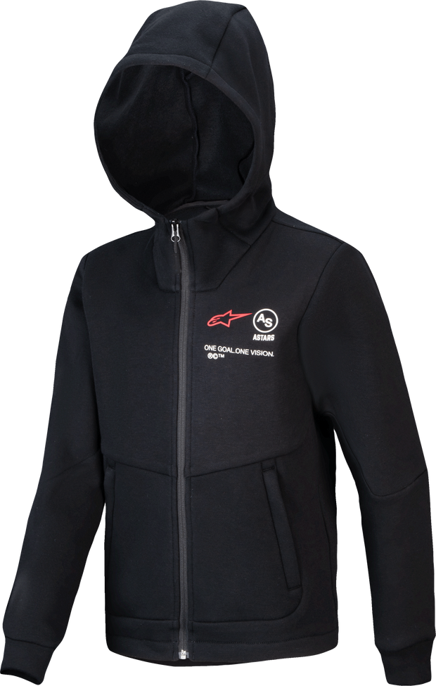 Youth Racer Mx Fleece Black Lg