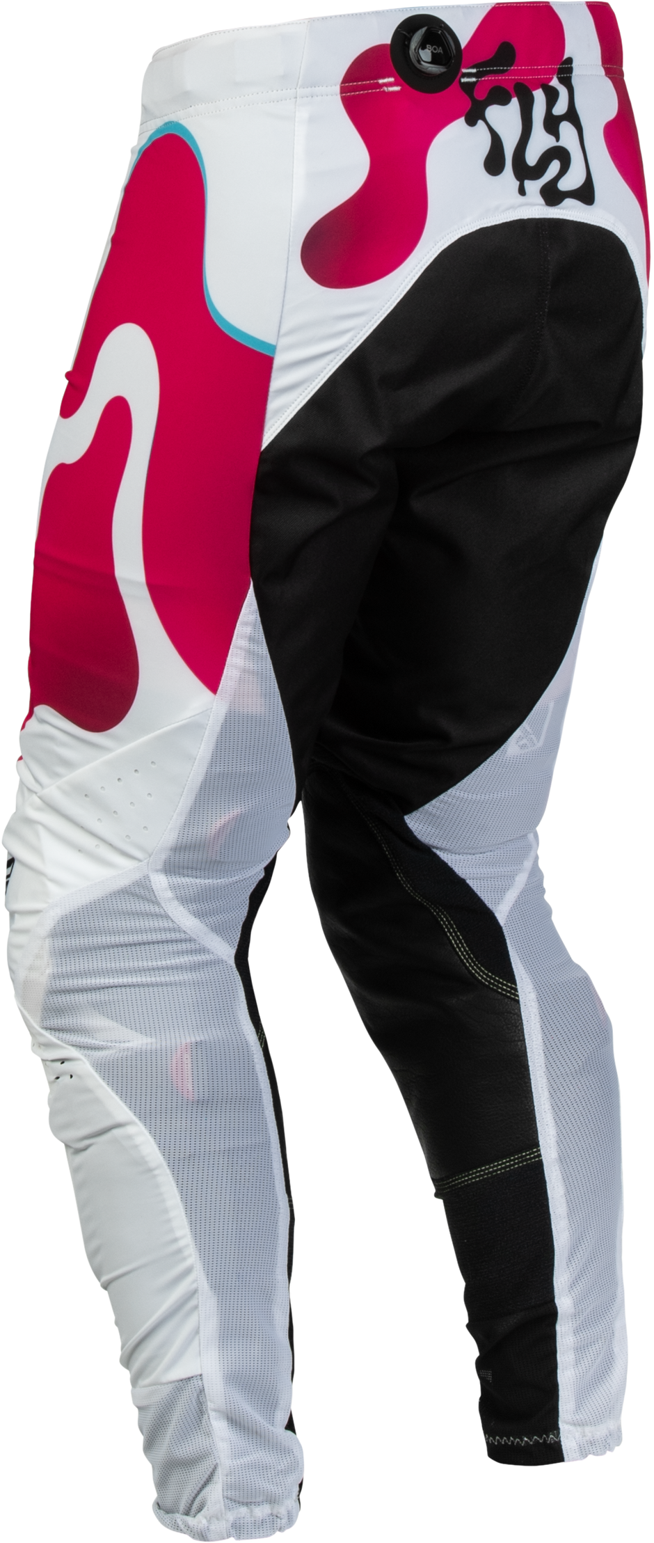 Lite Vibe Pants White/Pink/Blue Sz 38