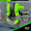 Rhino USA 8T Super Shackle 2-Pack (Green)