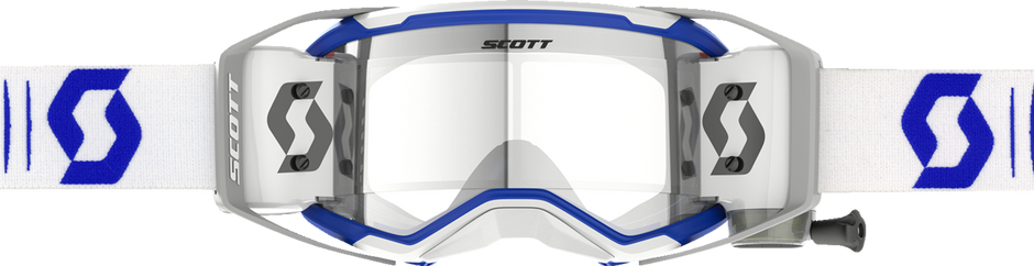 SCOTT Prospect 2.0 WFS Goggle - Roll-Off - Doppler - White/Blue - Clear Lens 4214748208113