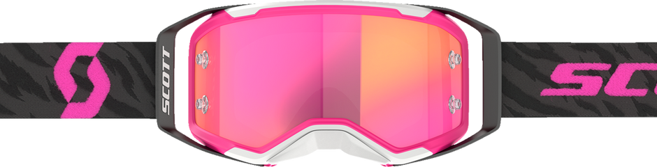 SCOTT Prospect 2.0 Goggle - Zebra - Black/Pink - Pink Chrome Lens 4214718207340
