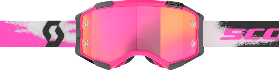 SCOTT Fury Goggle - Pink/Black - Pink Chrome Lens 2728281665340