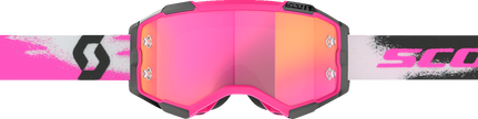 SCOTT Fury Goggle - Pink/Black - Pink Chrome Lens 2728281665340