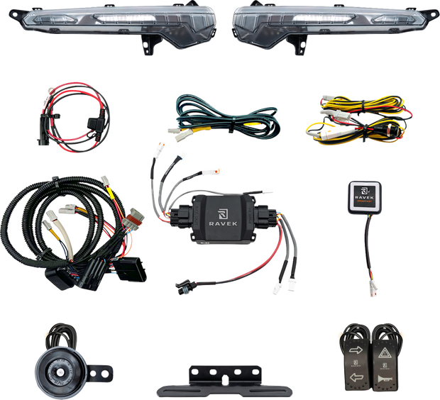 RAVEK Turn Signal Kit - Signature - Gen3 Speakeasy™ - Can-am Defender HD11 - Rockers 65-2019SR