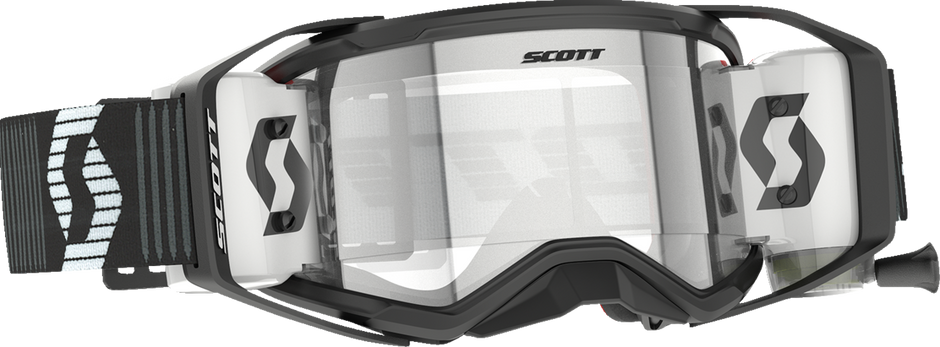 SCOTT Prospect 2.0 WFS Goggle - Roll-Off - Black/White - Clear Lens 4214741007113
