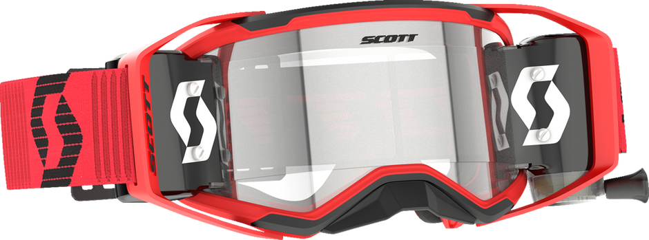 SCOTT Prospect 2.0 WFS Goggle - Roll-Off - Red/Black - Clear Lens 4214741018113