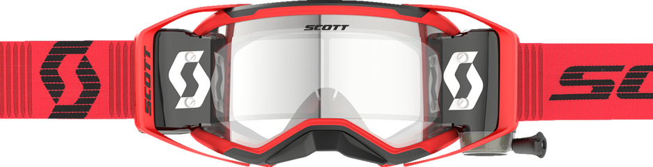 SCOTT Prospect 2.0 WFS Goggle - Roll-Off - Red/Black - Clear Lens 4214741018113