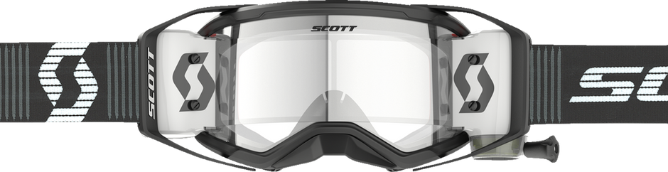 SCOTT Prospect 2.0 WFS Goggle - Roll-Off - Black/White - Clear Lens 4214741007113
