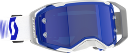 SCOTT Prospect 2.0 Amp Goggle - Doppler - White/Blue - Blue Chrome Lens 4214788208349