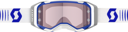 SCOTT Prospect 2.0 Amp Goggle - Doppler - White/Blue - Rose Lens 4214698208352