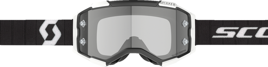 SCOTT Fury Goggle - Light Sensitive - Black/White - Gray Lens 2728271007327