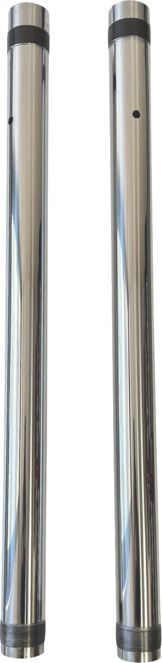 PRO-ONE PERF.MFG. Fork Tubes - 43 mm - +2" - Hard Chrome - Inverted 105440