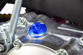 SCAR RACING Oil Filler Plug - Blue - Honda/Kawasaki/Triumph/Yamaha OFP100B