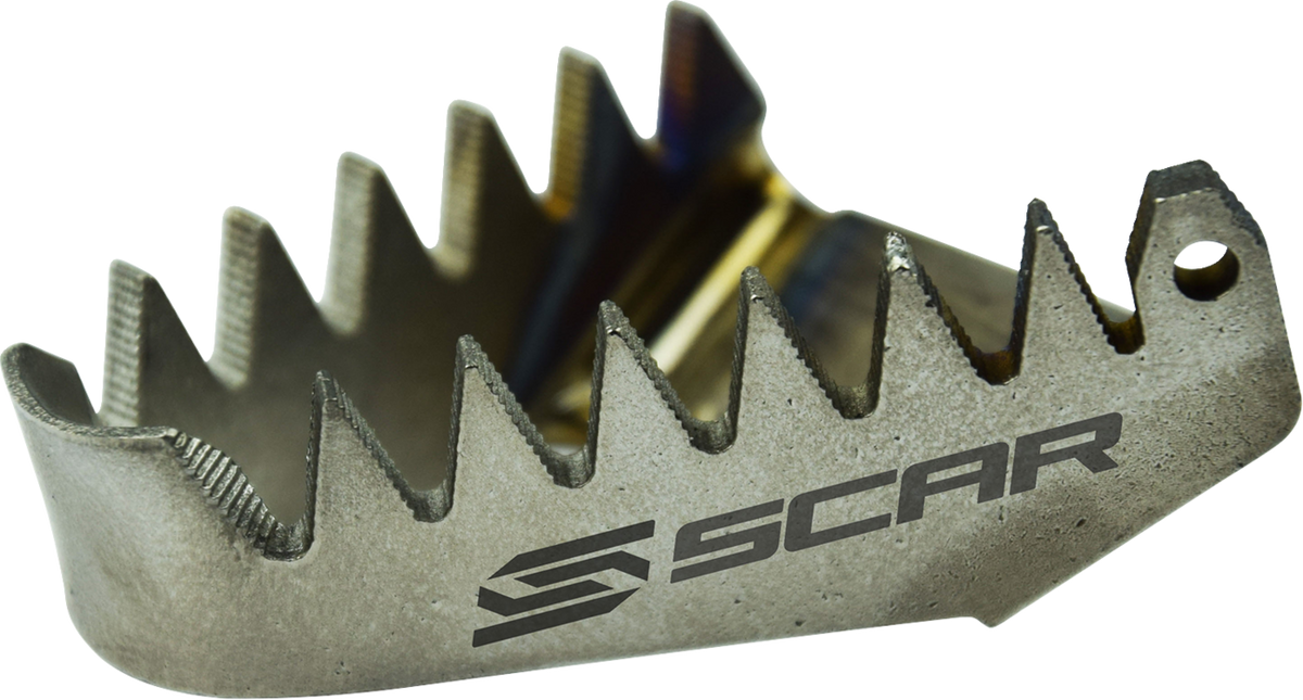 SCAR RACING Brake Pedal Tip - Titanium - Gas Gas/Husqvarna/KTM STBT500