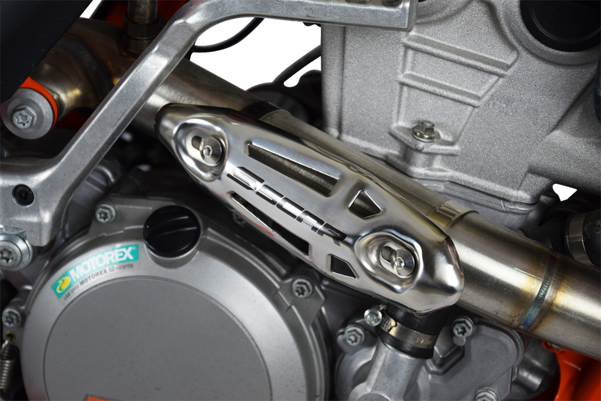 SCAR RACING Heat Shield - Exhaust - 4-Stroke - Stainless Steel - Universal UHP